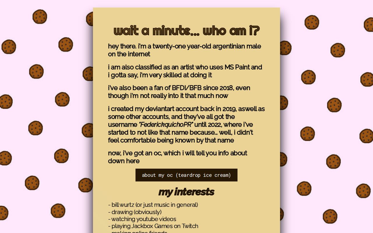 information about me